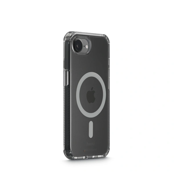 Hama Extreme Protect, kryt pro Apple iPhone 16e, magnetický, D3O®, nežloutne, průhledný