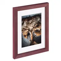 Hama rámeček dřevěný BELLA, burgund, 10x15 cm