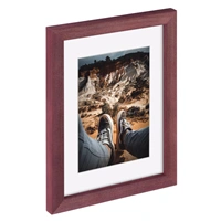 Hama rámeček dřevěný BELLA, burgund, 13x18 cm