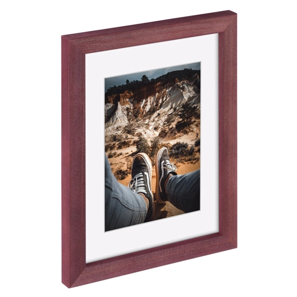 Hama rámeček dřevěný BELLA, burgund, 13x18 cm