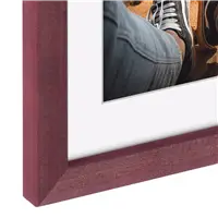 Hama rámeček dřevěný BELLA, burgund, 15x20 cm