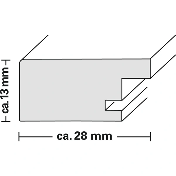 Hama rámeček dřevěný ALBERO, taupe, 10x15 cm