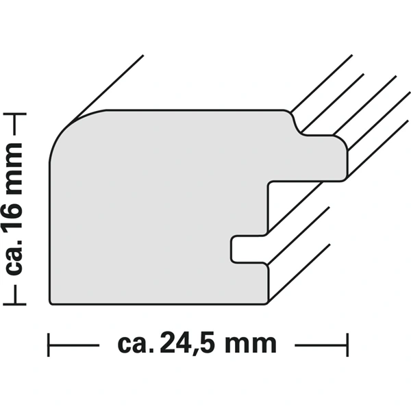 Hama rámeček plastový LIMA, bílá, 13x18 cm