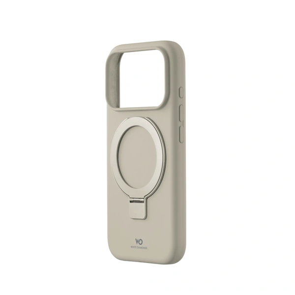 White Diamonds Mag Urban Stand Case, kryt pro Apple iPhone 17 Pro, MagSafe kompatibilní, pískový