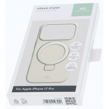 White Diamonds Mag Urban Stand Case, kryt pro Apple iPhone 17 Pro, MagSafe kompatibilní, pískový