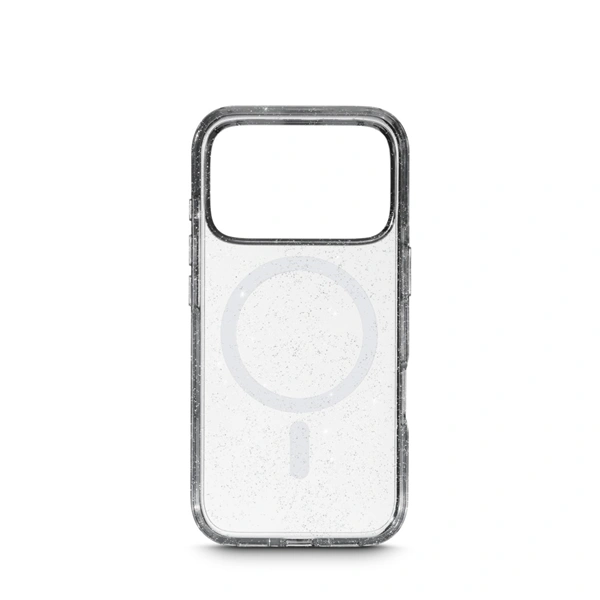 White Diamonds Mag Glitter, kryt pro Apple iPhone 17 Pro, magnetický, průhledný s třpytkami