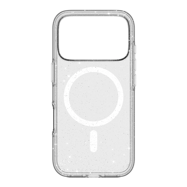 White Diamonds Mag Glitter, kryt pro Apple iPhone 17 Pro, magnetický, průhledný s třpytkami