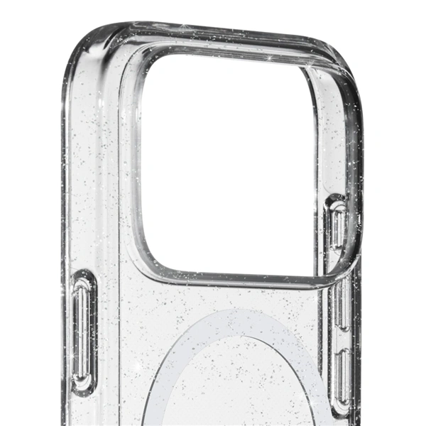 White Diamonds Mag Glitter, kryt pro Apple iPhone 17 Pro, magnetický, průhledný s třpytkami