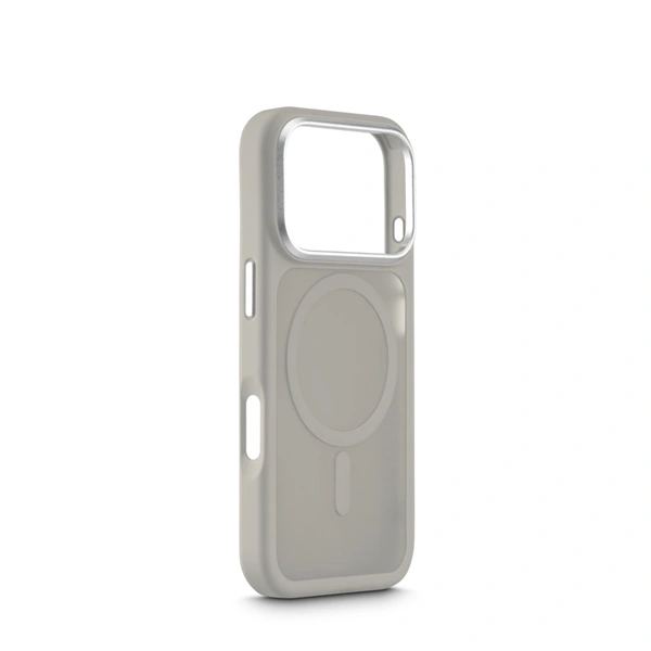 White Diamonds Hybrid Case, kryt pro Apple iPhone 17 Pro, magnetický, matný, poloprůhledný pískový