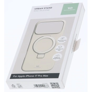 White Diamonds Mag Urban Stand Case, kryt pro Apple iPhone 17 Pro Max, MagSafe kompatibilní, pískový