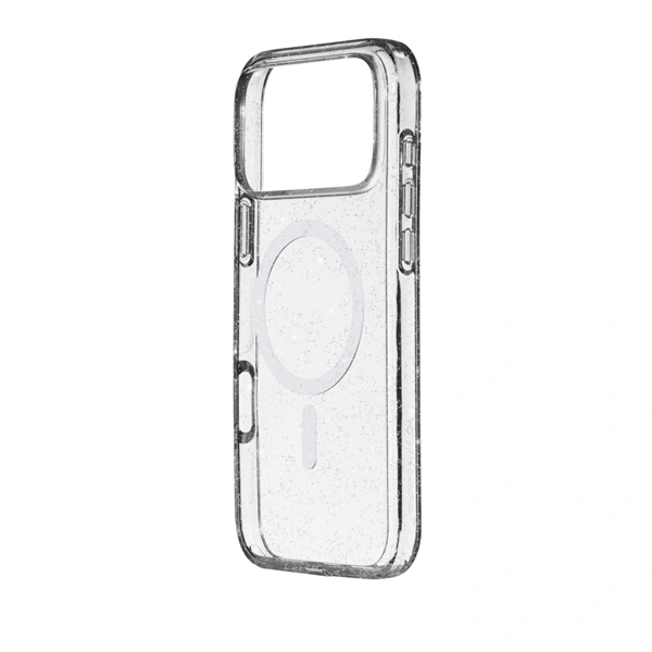 White Diamonds Mag Glitter, kryt pro Apple iPhone 17 Pro Max, magnetický, průhledný s třpytkami