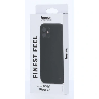 Hama Finest Feel, kryt pro Apple iPhone 11, černý