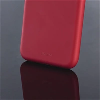 Hama Finest Feel, kryt pro Apple iPhone 11, červený