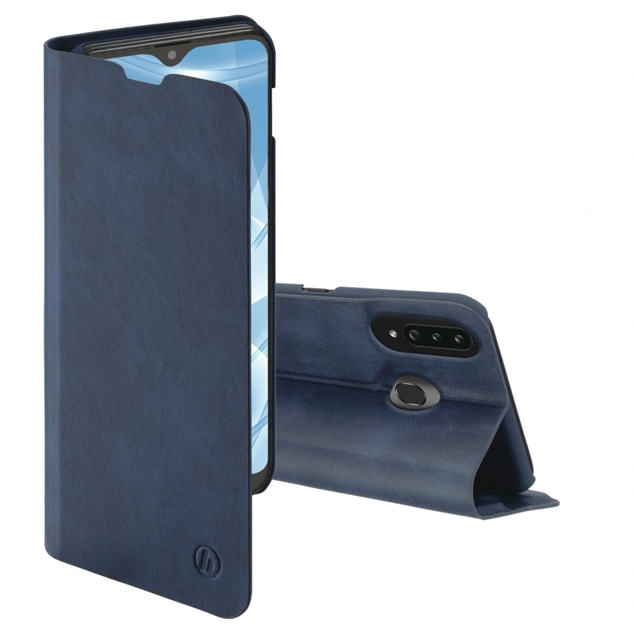 Hama Guard Pro, otevírací pouzdro pro Samsung Galaxy A20s, modré