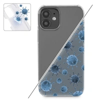 Hama Antibacterial, kryt pro Apple iPhone 12 mini, antibakteriln povrch, prhledn