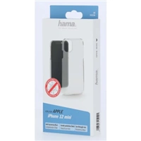 Hama Antibacterial, kryt pro Apple iPhone 12 mini, antibakteriln povrch, prhledn