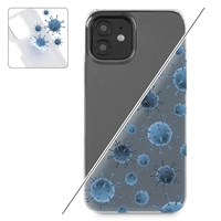 Hama Antibacterial, kryt pro Apple iPhone 12/12 Pro, antibakteriln povrch, prhledn