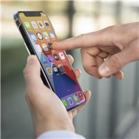Hama Antibacterial, kryt pro Apple iPhone 12/12 Pro, antibakteriln povrch, prhledn