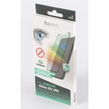 Hama Anti-Bluelight+Antibacterial, 3D ochranné sklo pro Samsung Galaxy S21 (5G)