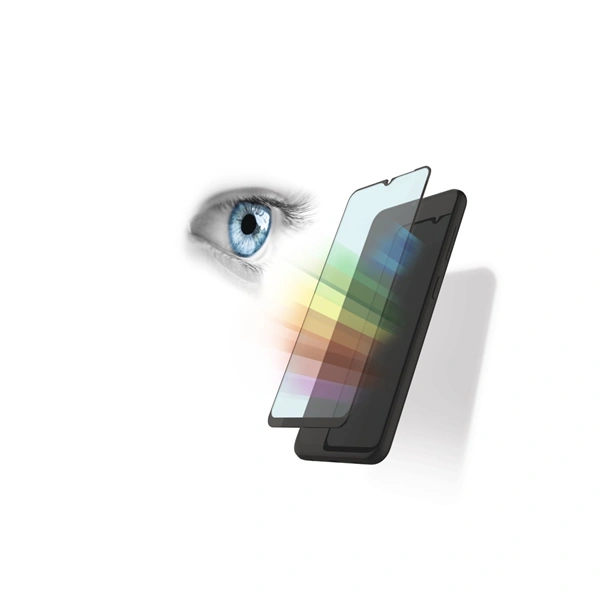 Hama Anti-Bluelight+Antibacterial, 3D ochranné sklo pro Samsung Galaxy A22 5G