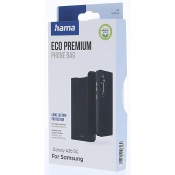 Hama Eco Premium, pouzdro-knížka pro Samsung Galaxy A36 5G, umělá kůže, 20 % recyklovaných materiálů