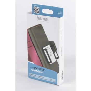 Hama Smart Move Metallic, pouzdro na mobil, vel. XXL, pro zařízení do 7,8x15,8 cm, rubínová červená