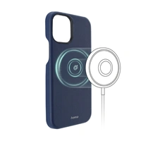 Hama MagCase Finest Sense, kryt pro Apple iPhone 12 mini, modr