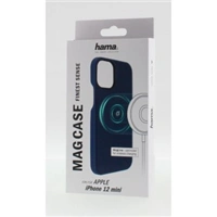 Hama MagCase Finest Sense, kryt pro Apple iPhone 12 mini, modr