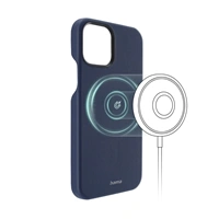 Hama MagCase Finest Sense, kryt pro Apple iPhone 12/12 Pro, modr