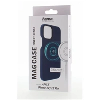 Hama MagCase Finest Sense, kryt pro Apple iPhone 12/12 Pro, modr