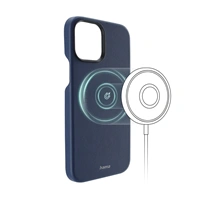 Hama MagCase Finest Sense, kryt pro Apple iPhone 12 Pro Max, modrý