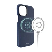 Hama MagCase Finest Sense, kryt pro Apple iPhone 12 Pro Max, modr