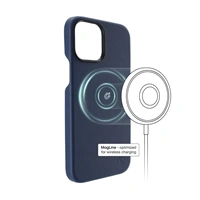 Hama MagCase Finest Sense, kryt pro Apple iPhone 12 Pro Max, modr