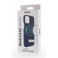 Hama MagCase Finest Sense, kryt pro Apple iPhone 12 Pro Max, modr