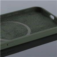 Hama MagCase Finest Feel PRO, kryt pro Apple iPhone 12 mini, zelen