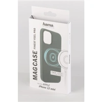 Hama MagCase Finest Feel PRO, kryt pro Apple iPhone 12 mini, zelený