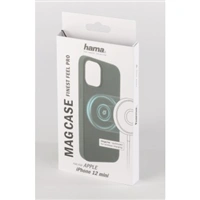 Hama MagCase Finest Feel PRO, kryt pro Apple iPhone 12 mini, zelen