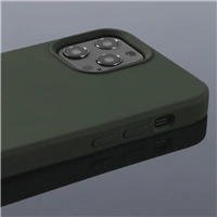 Hama MagCase Finest Feel PRO, kryt pro Apple iPhone 12/12 Pro, zelen