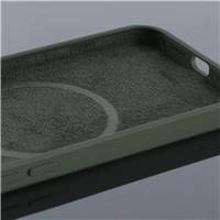 Hama MagCase Finest Feel PRO, kryt pro Apple iPhone 12/12 Pro, zelen