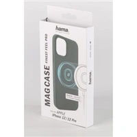 Hama MagCase Finest Feel PRO, kryt pro Apple iPhone 12/12 Pro, zelen