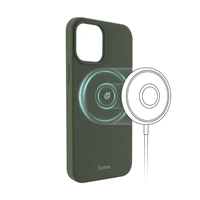 Hama MagCase Finest Feel PRO, kryt pro Apple iPhone 12 Pro Max, zelený