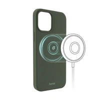Hama MagCase Finest Feel PRO, kryt pro Apple iPhone 12 Pro Max, zelen