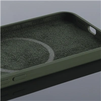 Hama MagCase Finest Feel PRO, kryt pro Apple iPhone 12 Pro Max, zelen
