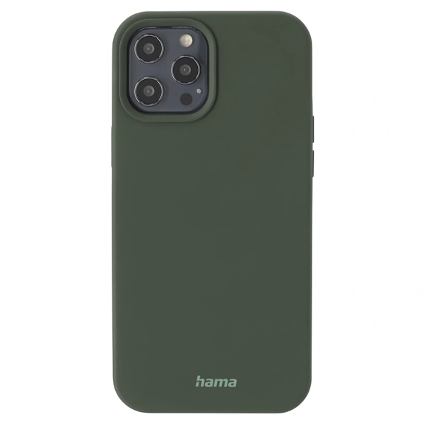 Hama MagCase Finest Feel PRO, kryt pro Apple iPhone 12 Pro Max, zelený