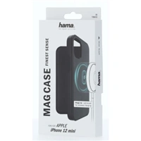 Hama MagCase Finest Sense, otevrac pouzdro pro Apple iPhone 12 mini, ern