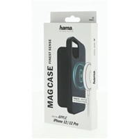 Hama MagCase Finest Sense, otevrac pouzdro pro Apple iPhone 12/12 Pro, ern