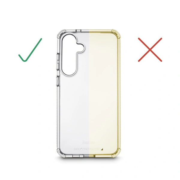 Hama Extreme Protect, kryt pro Samsung Galaxy A56 5G, D3O®, nežloutne, průhledný