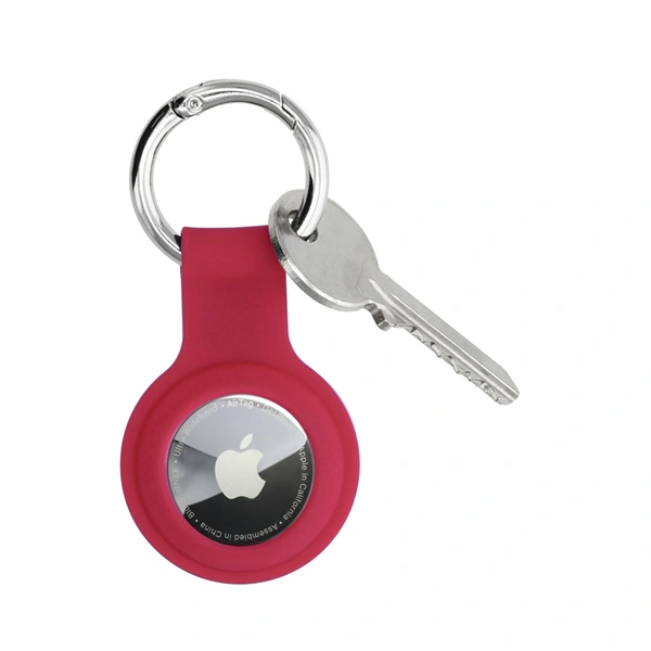 Hama Finest Feel, ochrana pro Apple AirTag, silikonová, červená - ALTERNATIVA POD OBJ. Č. 127476