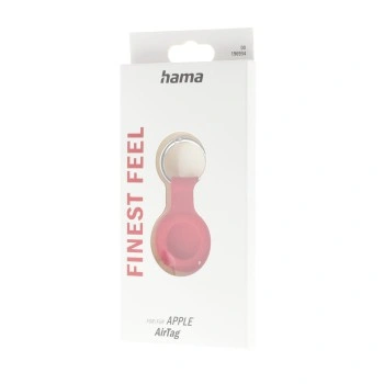Hama Finest Feel, ochrana pro Apple AirTag, silikonová, červená - ALTERNATIVA POD OBJ. Č. 127476