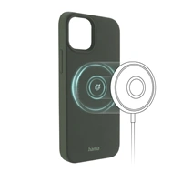 Hama MagCase Finest Feel PRO, kryt pro Apple iPhone 13 mini, zelen